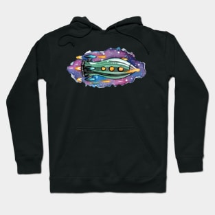 Late for space dinner Hoodie